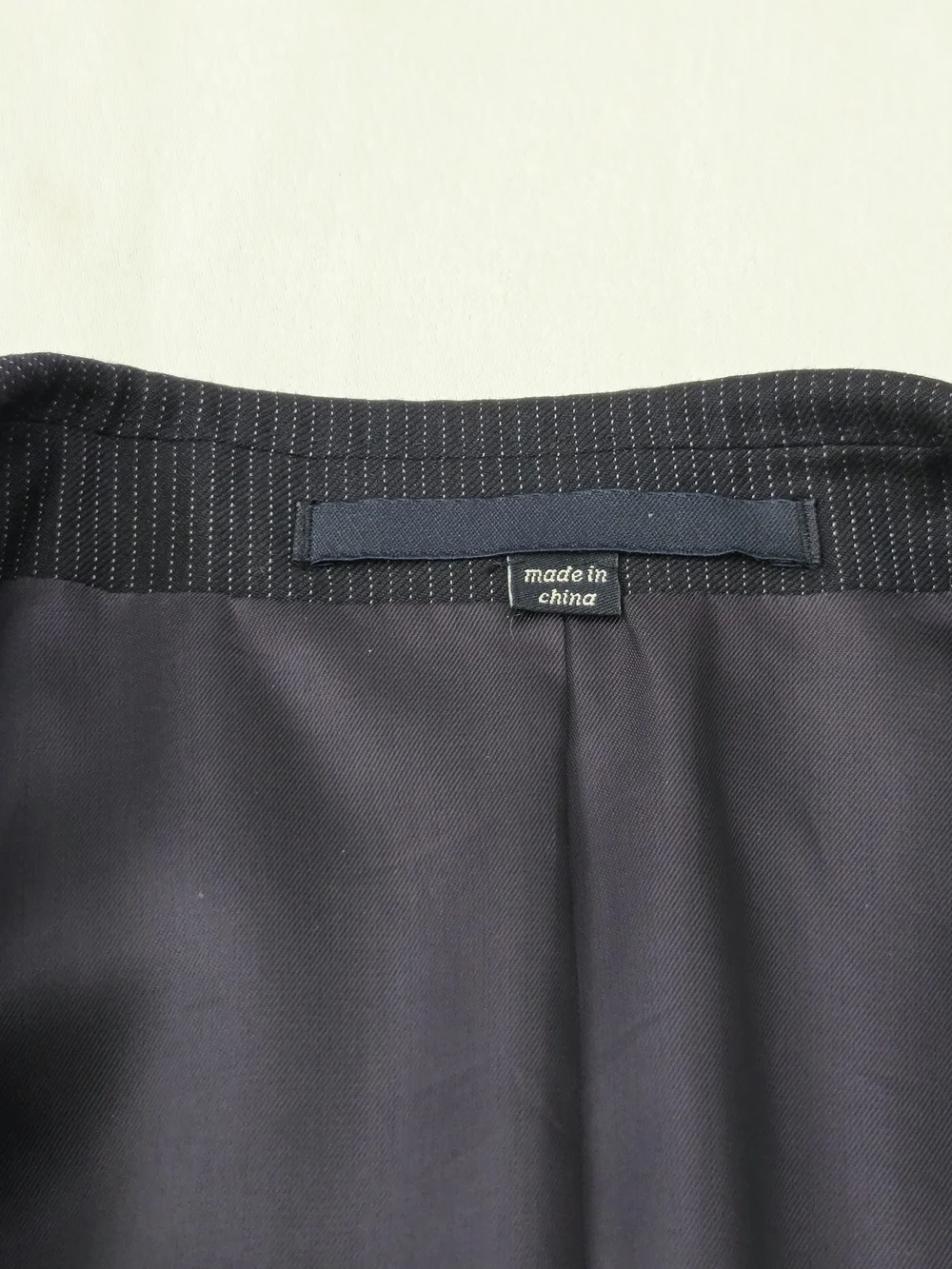 Suitsupply Vitale Barberis Canonico Wool Navy Pinstripe Blazer Jacket Mens US38R